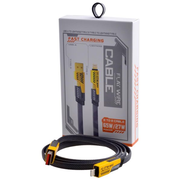 4 In 1 65w Fast Charging Data Cable (with Box)