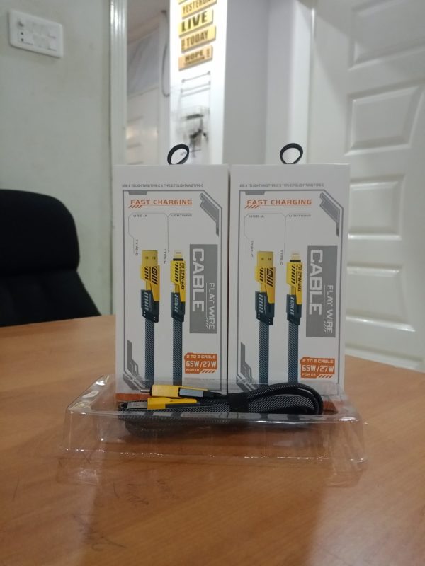 4 In 1 65w Fast Charging Data Cable (with Box)