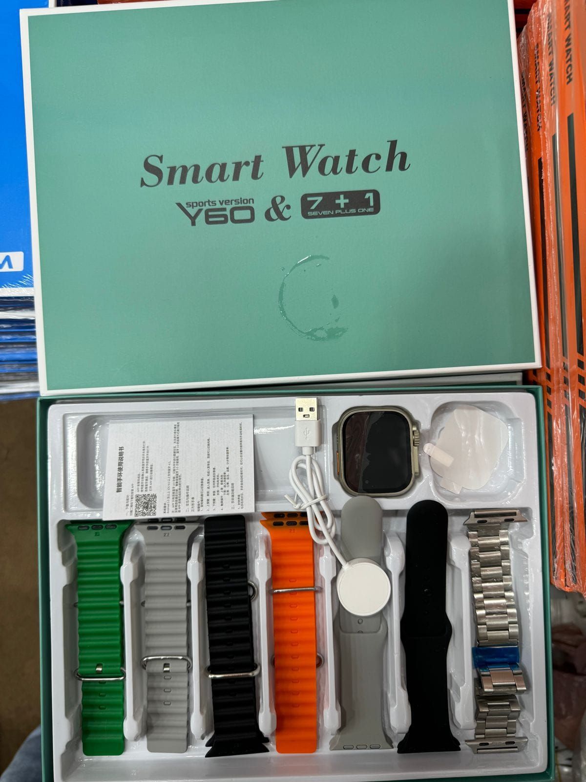Y60 Ultra 7 In 1 Smart Watch (random Color)