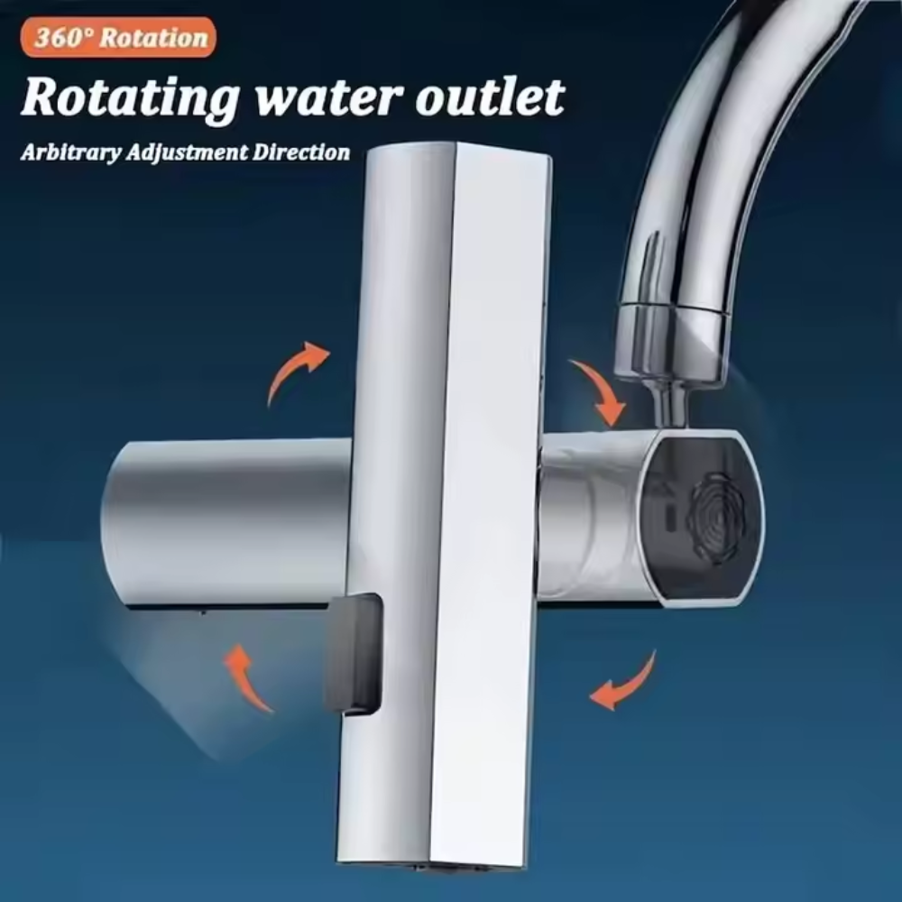 Multifunctional Kitchen Sink Waterfall Faucet Pressurized Shower