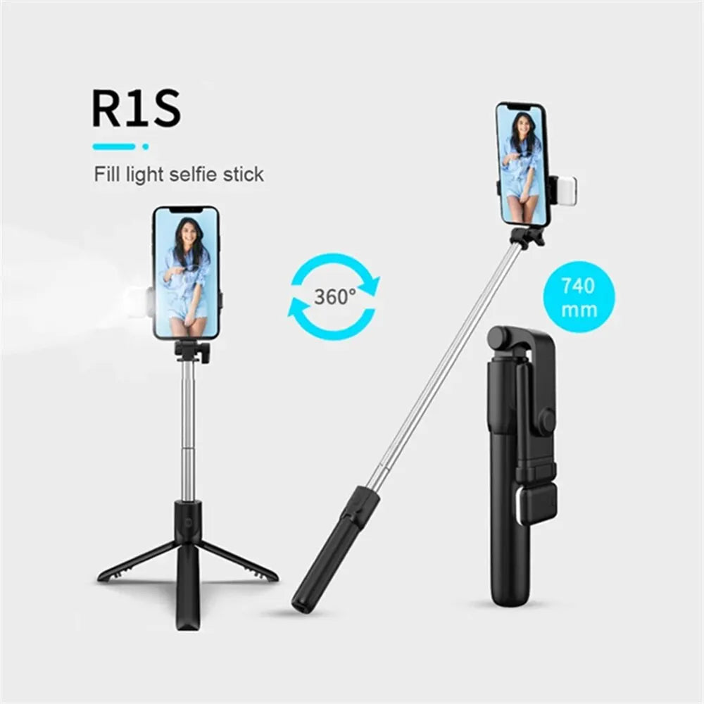 selfie stick mini tripod stand