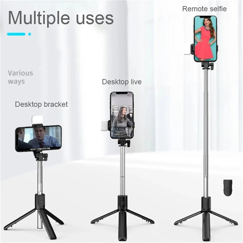 selfie stick mini tripod stand