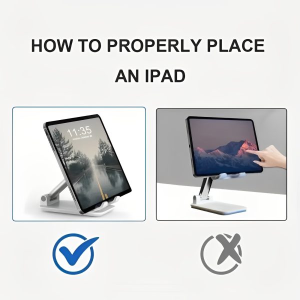 Foldable & Adjustable Mobile Phone And Tablet Stand | Flexible Desktop Mount & Lazy Bracket Support For All Devices (random Color)