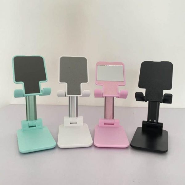 Foldable & Adjustable Mobile Phone And Tablet Stand | Flexible Desktop Mount & Lazy Bracket Support For All Devices (random Color)
