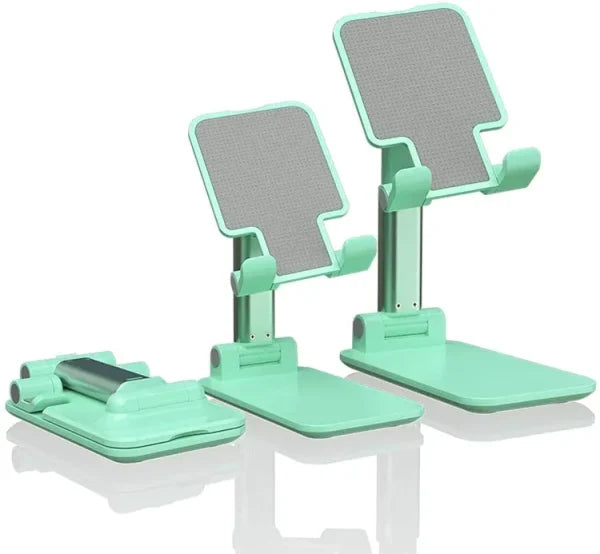 Foldable & Adjustable Mobile Phone And Tablet Stand | Flexible Desktop Mount & Lazy Bracket Support For All Devices (random Color)