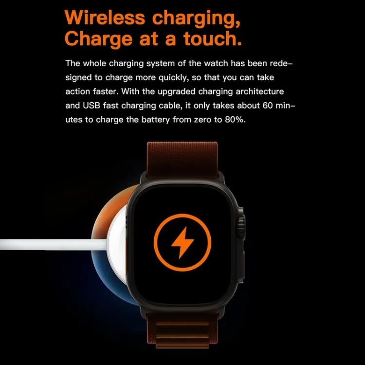 T800 Ultra 2 Smart Watch Big Display 1.99inch Bluetooth Calling Smart Watch