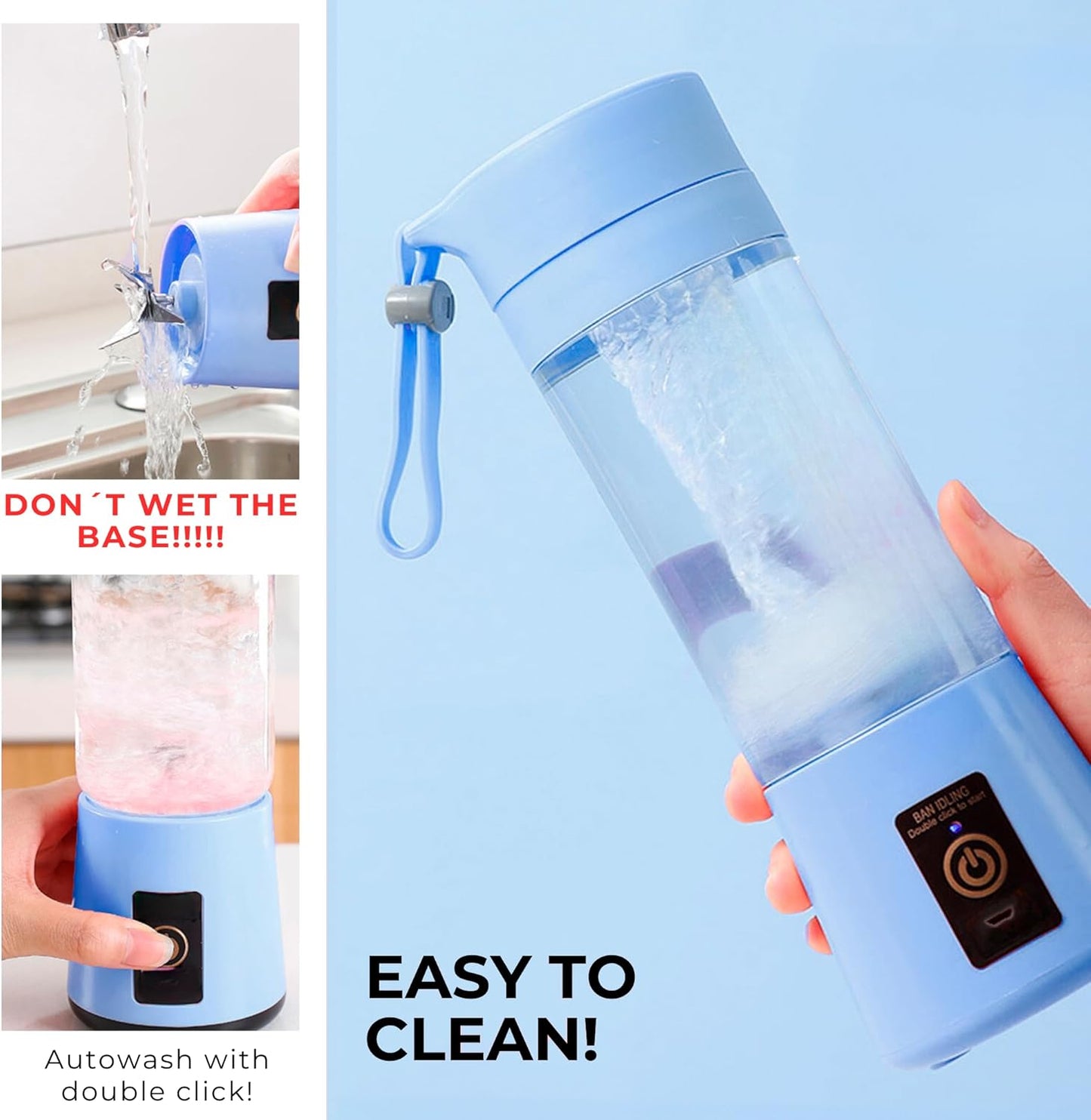 Portable USB Rechargeable Mini Blender