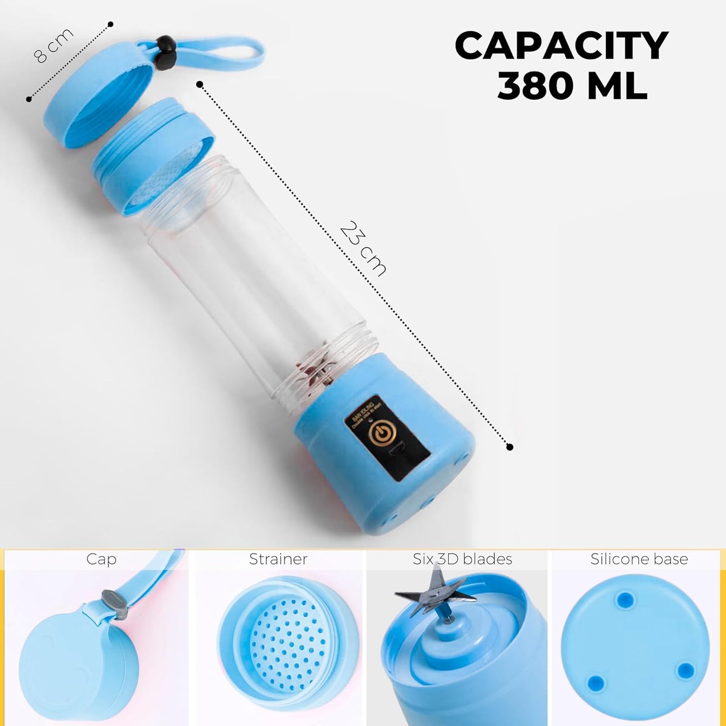 Portable USB Rechargeable Mini Blender