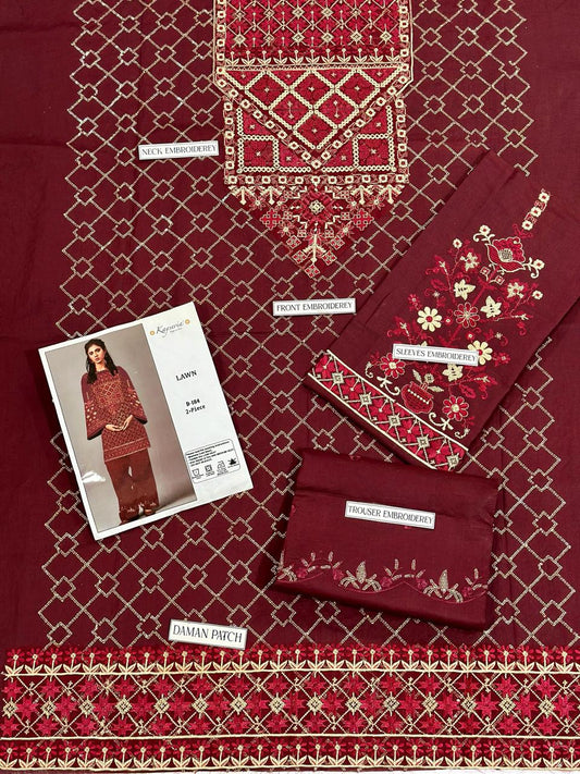 CATEGORY : PURE LAWN 2PC EMBROIDERED
