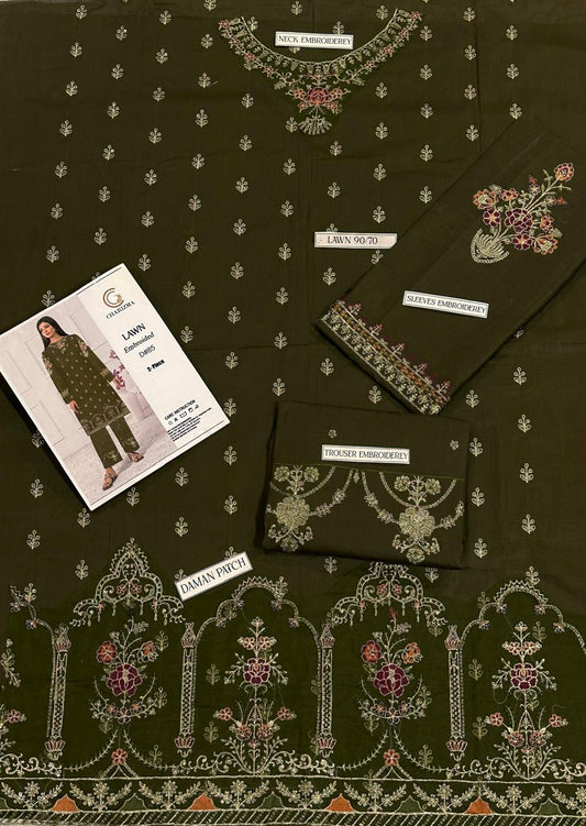 CATEGORY : PURE LAWN 2PC EMBROIDERED