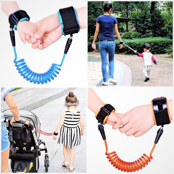Baby Child Anti Lost Wrist Link Safety Harness Strap Rope Leash Walking Hand Belt.