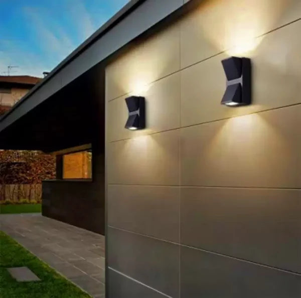 K Shaped Double Led Two Side Waterproof Led Outdoor Wall Light 10w.