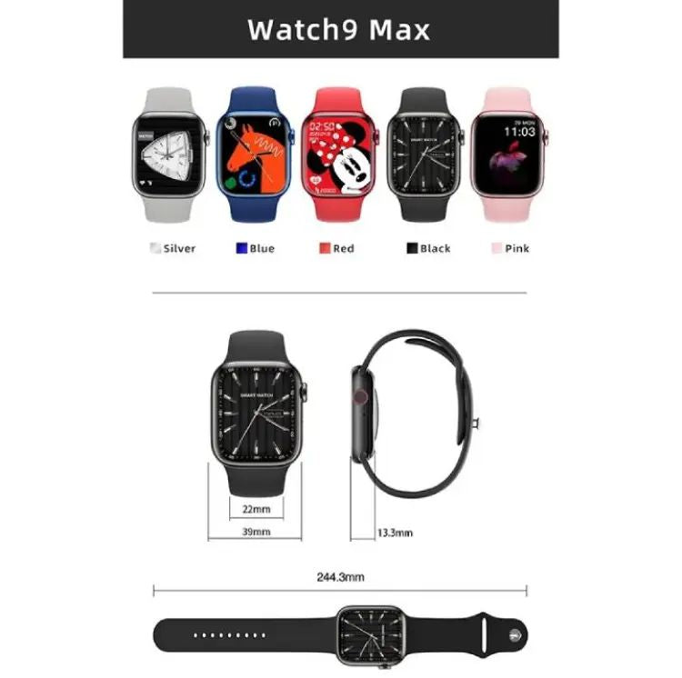 Watch 9 Max Smart Watch | Bluetooth Smart Watch For Man & Women (random Color)