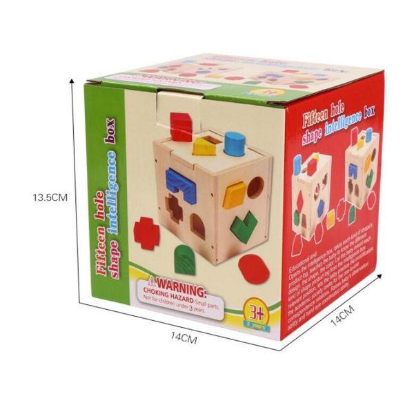 wood Puzzle Geometric Shape Blocks